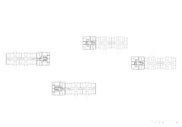 Grundrisse Regelgeschoss