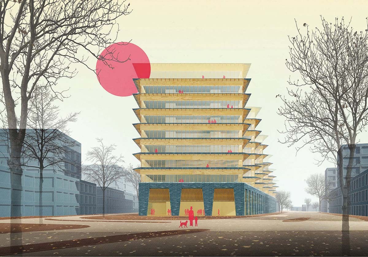 Abgetreppt am Billebogen
 - Rohdecan Architekten planen Institutsbau in Hamburg
