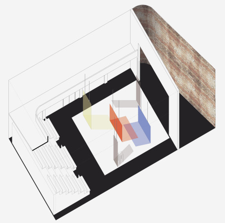 Asli iek: Letters 2 Dance, Bhnenbild fr Tanzperformance, Choreografie von Femke Gyselinck, verschiedene Theater in Belgien, 2022