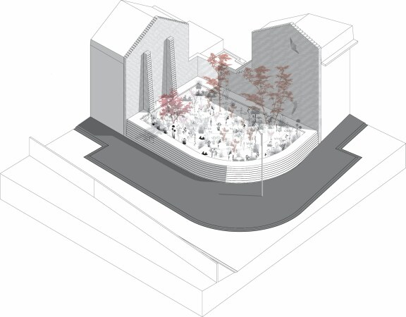 Mahnmal von Reservoir A in Charleroi