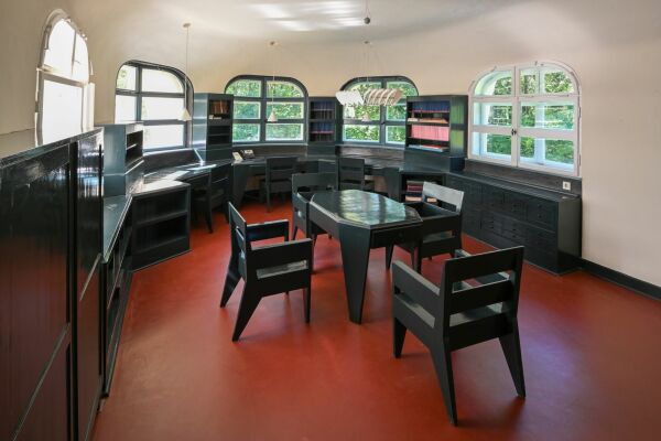 Arbeitszimmer im ersten Obergeschoss nach Instandsetzung (2023)