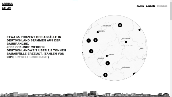 Abriss-Atlas Deutschland ist online