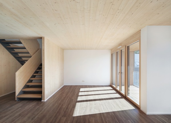 Auszeichnung, effizient bauen, leistbar wohnen - Holzbauwohnanlage