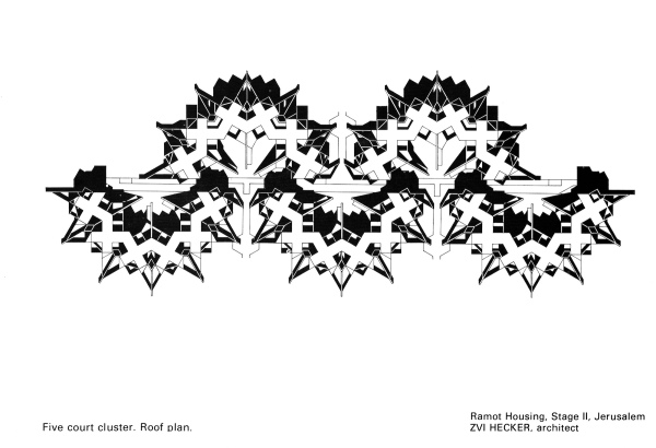 1985: Viviendas Ramot Polin Housing, Jerusalem. Zweiter und dritter Bauabschnitt