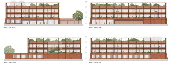 2. Preis: gmp Architekten von Gerkan � Marg und Partner (Hamburg); Ansichten