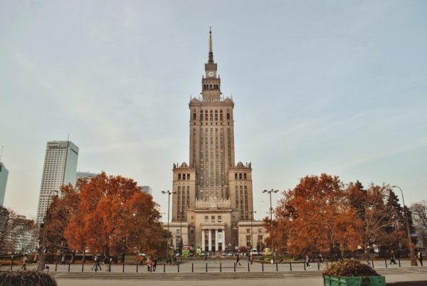 Der Kultur- und Wissenschaftspalast in Warschau
