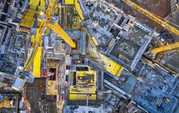 Spter werden die Dcher begrnt und Flchen auf dem Projektgrundstck wieder aufgeforstet. (Aufnahme Frhling 2022)