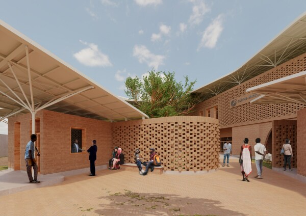 Baustellenbesuch beim Goethe-Institut in Dakar