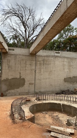 Baustellenbesuch beim Goethe-Institut in Dakar