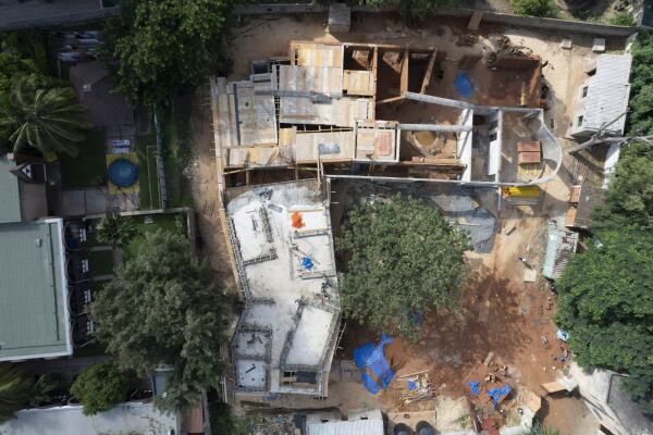 Drohnenaufnahme im Oktober 2023