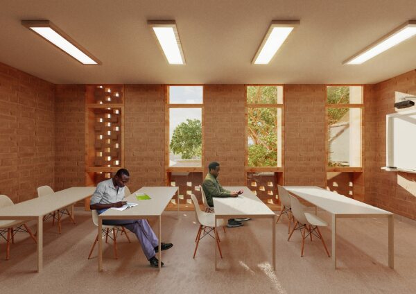 Baustellenbesuch beim Goethe-Institut in Dakar