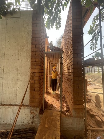 Baustellenbesuch beim Goethe-Institut in Dakar