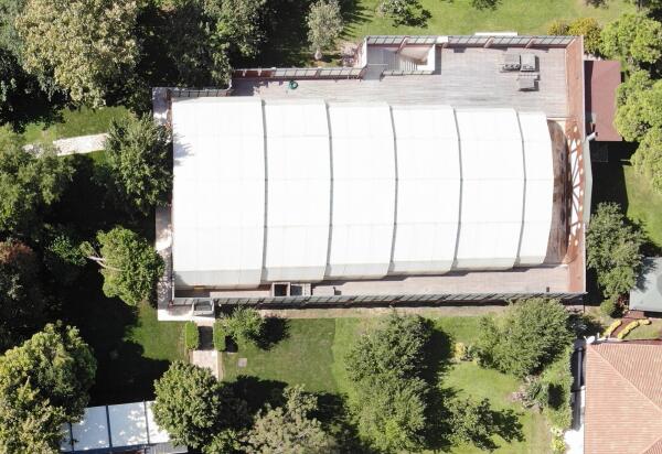 Vor dem Umbau, Luftaufnahme