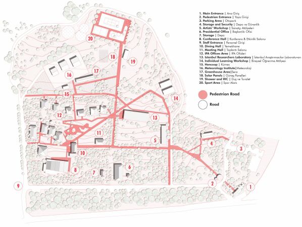 Lageplan des neuen Istanbul Kampus