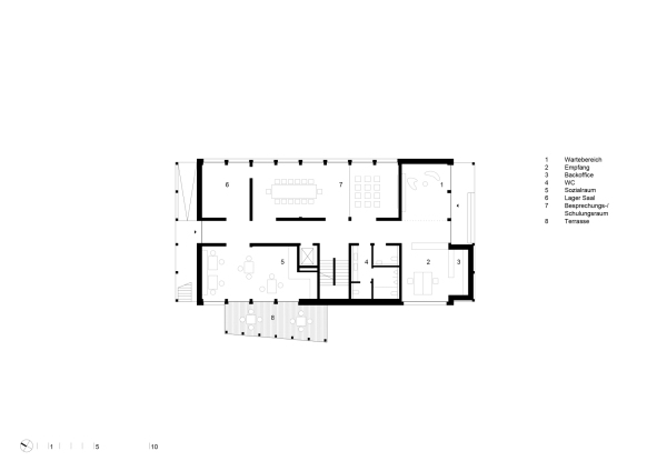 Grundriss Erdgeschoss Brobau