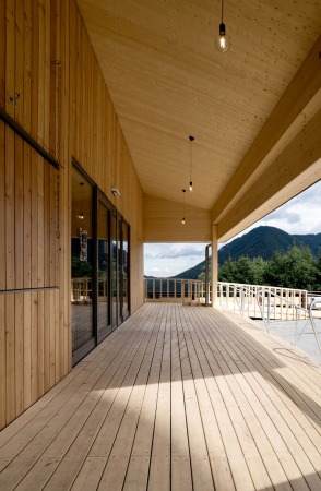 Nominiert: Kulturpavillon in Semmering von mostlikely architecture. Bauherrschaft: Verein Kultur.Sommer.Semmering