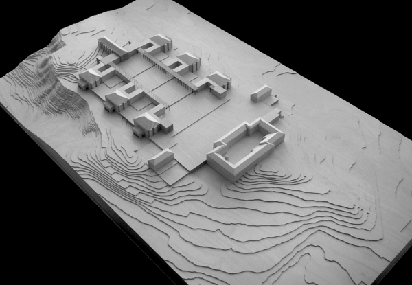 Landesschule in Klotzsche (19251927). Modell des Institut d'architetcure, Universit de Genve