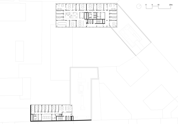 Grundriss 6. Obergeschoss