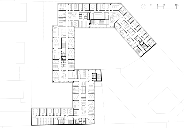 Grundriss 4. Obergeschoss