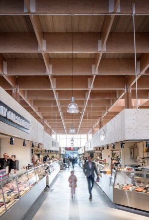 Die fr�here Markthalle in Stockholm