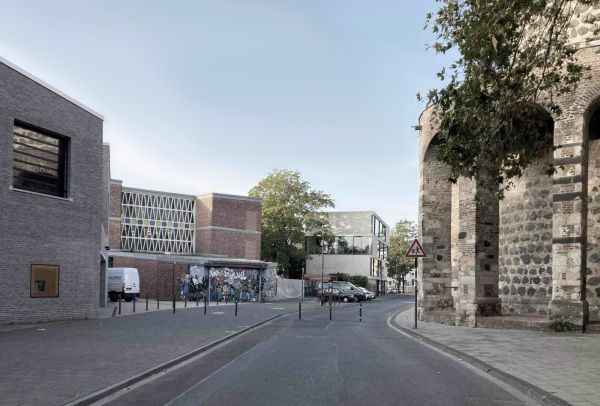 Zeitschichten am Gereonswall in Kln