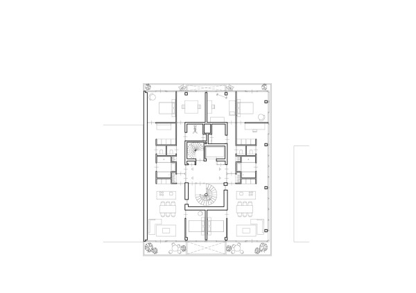 Grundriss Regelgeschoss Sockel