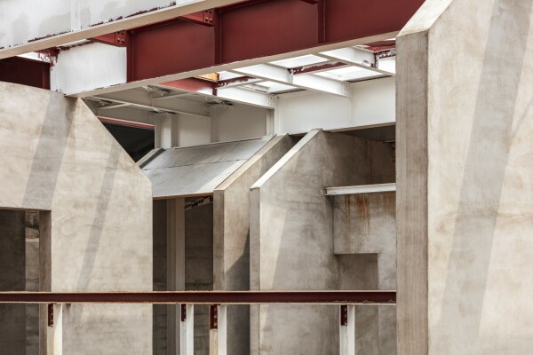 W�hrend des Umbaus