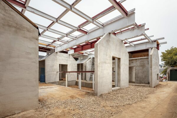 W�hrend des Umbaus