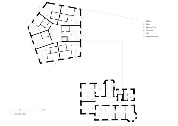 Grundriss 1. Obergeschoss