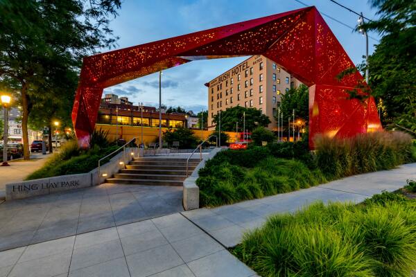 Hing Hay Park in Seattle, USA, 2018