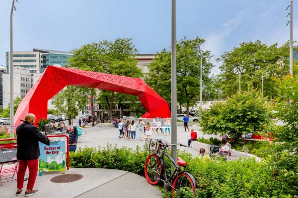 Hing Hay Park in Seattle, USA, 2018