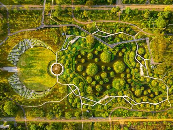 Benjakitti Forest Park in Bangkok, Thailand, 2022
