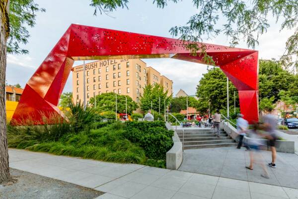 Hing Hay Park in Seattle, USA, 2018