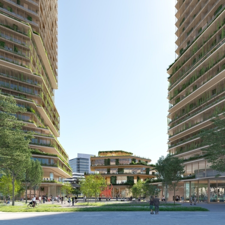 UNStudio planen Hochhäuser in Düsseldorf