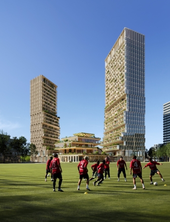 UNStudio planen Hochhuser in Dsseldorf