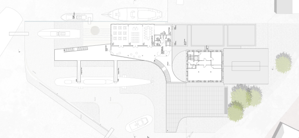 3. Preis: Pool Leber Architekten mit Zaharias Landschaftsarchitekten (Mnchen). Grundriss Obergeschoss