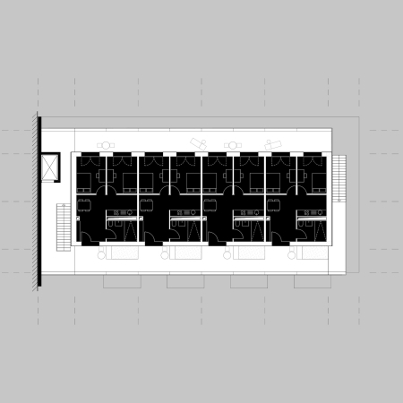 Gartenhaus: Grundriss Staffelgeschoss