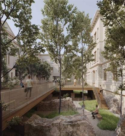 3. Platz: LAN und P2PA, die arch�ologischen Ausgrabungen als offener Garten