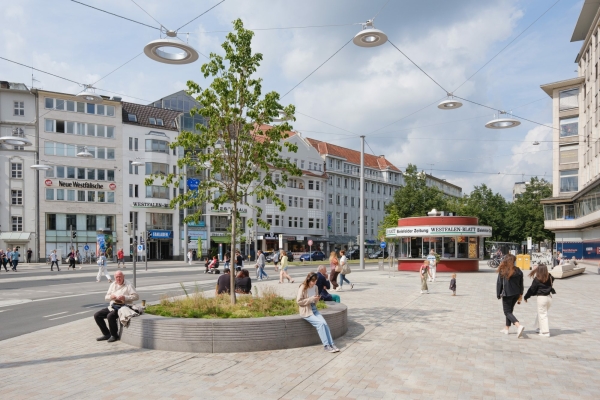 Umgestaltung Jahnplatz in Bielefeld