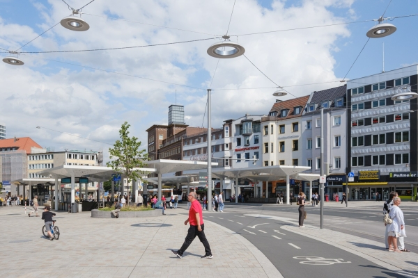 Umgestaltung Jahnplatz in Bielefeld