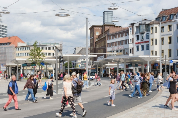 Umgestaltung Jahnplatz in Bielefeld