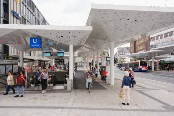 Umgestaltung Jahnplatz in Bielefeld