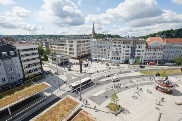 Umgestaltung Jahnplatz in Bielefeld