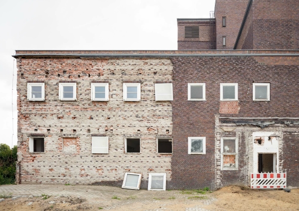 Baustellenbesuch mit gmp in der Stadthalle Magdeburg