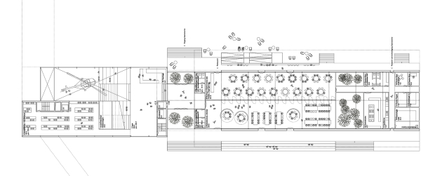 3. Preis: :mlzd (Berlin) mit uniola Landschaftsarchitektur Stadtplanung (Berlin) � Grundriss Zwischengeschoss
