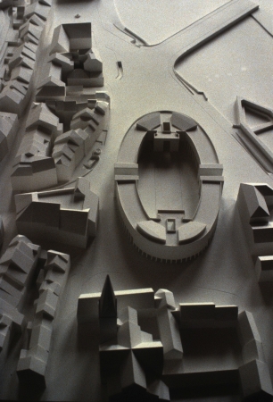 Strickmaschinen-Areal von Luigi Snozzi und Bruno Jenni fr Schaffhausen (1984)
