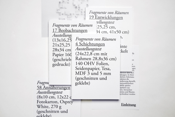 Daniel Gssler Belobigung 2023: Annekathrin Warter fr die Masterarbeit Fragmente von Rumen