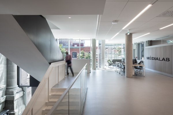 Bibliothekserweiterung in Montreal von EVOQ