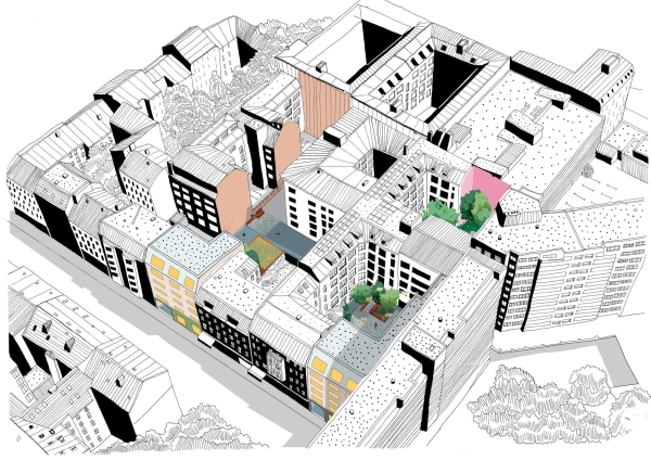 Skizze Stadtraum