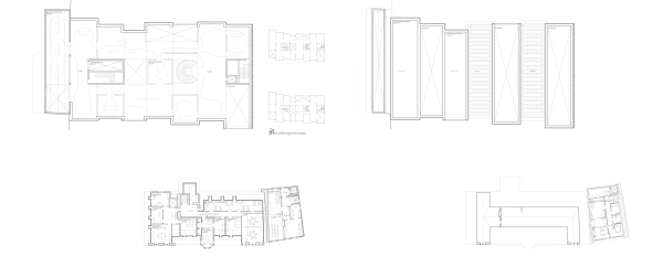 3. Preis: wulf architekten (Stuttgart); Grundriss 3. OG und 4. OG
